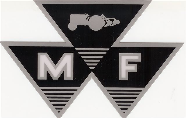 COMMISSION PLATE BADGE DECAL FOR MASSEY FERGUSON 65 TRACTORS 